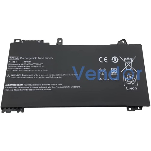 45Wh HP RE03045XL RE03045XL-PL battery