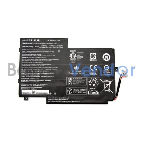 Acer Switch 10 E SW3-013 Serie Original 30Wh Battery