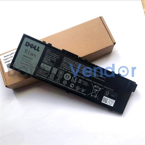 Original 91Wh Dell P53F P53F001 battery