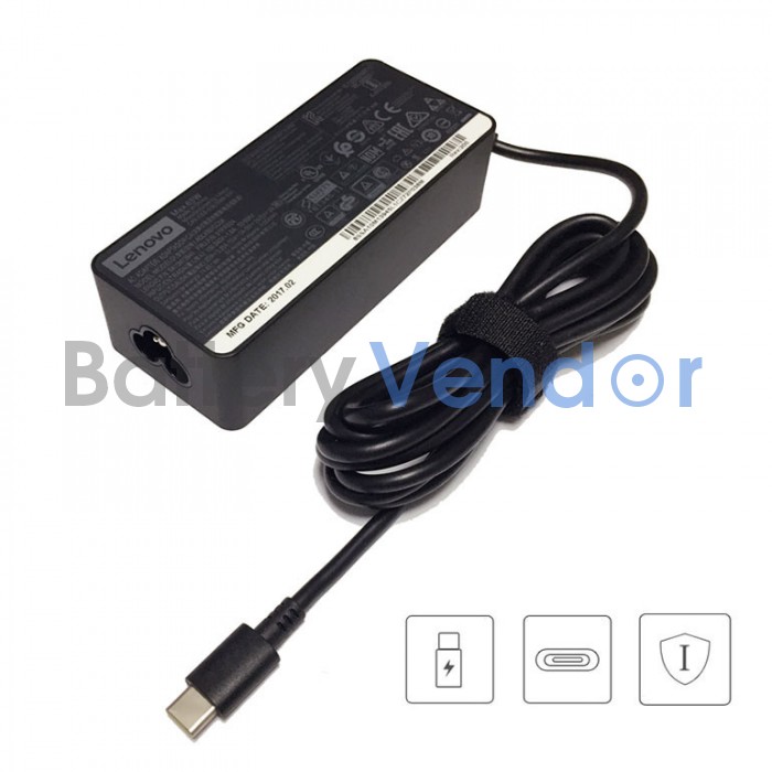 45w Lenovo Chromebook C340 11 81ta Usb Type C Power Ac Adapter Charger With Power Cord